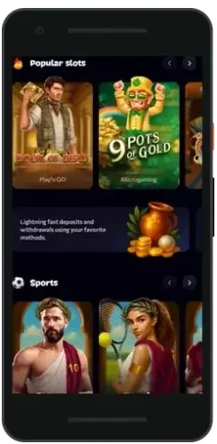 Aphrodite sign-up on a phone