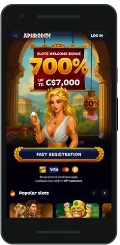 Aphrodite app on a smartphone